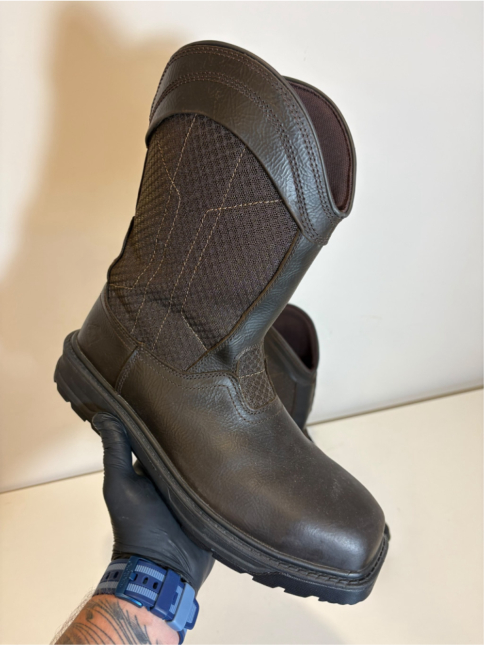 Herman Survivors Brown Work Boots ASTM F2413-18 Men Size 11 Leather #F